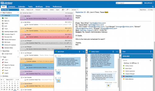 zimbra-chat-screenshot zimbra-chat-screenshot