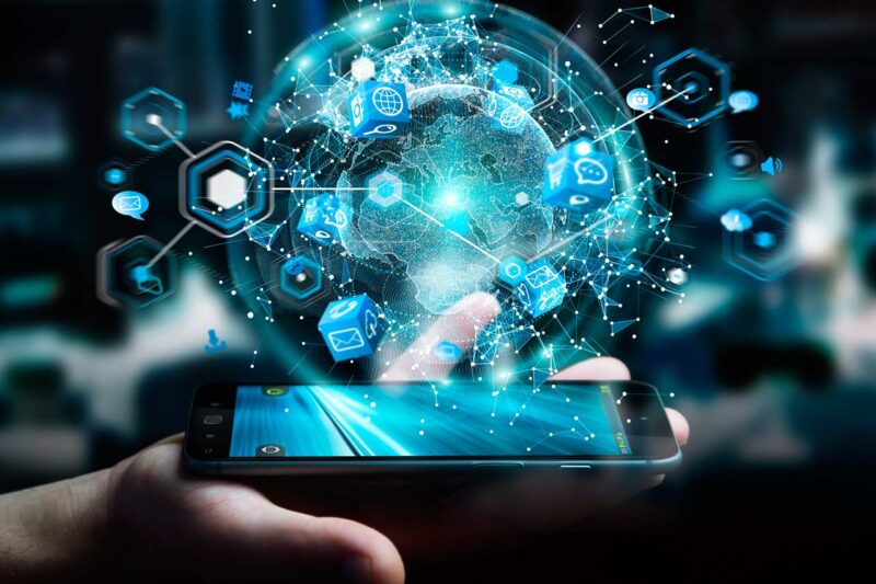 Smartphone con conexión iot