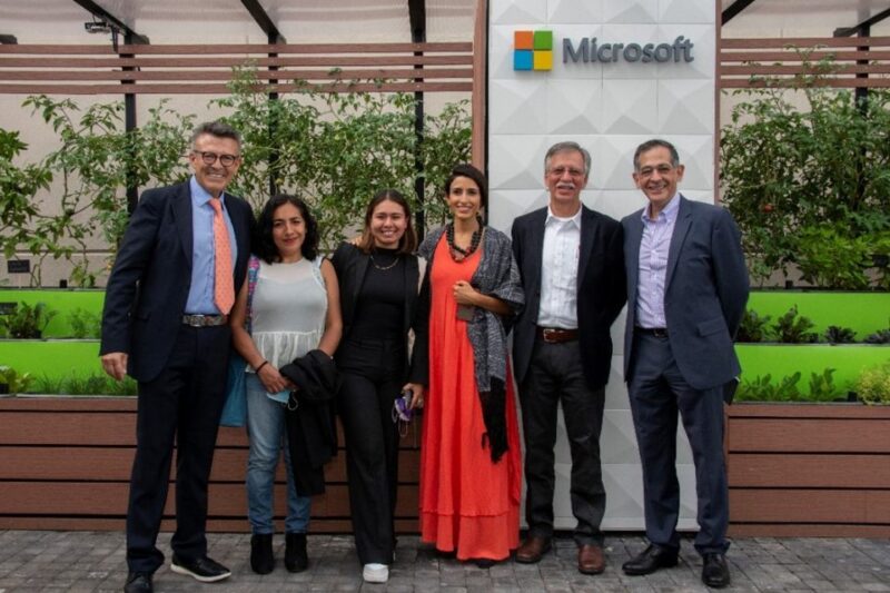 Miembros del convenio entre UNAM y Microsoft